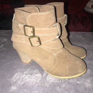 Tan Ankle Booties